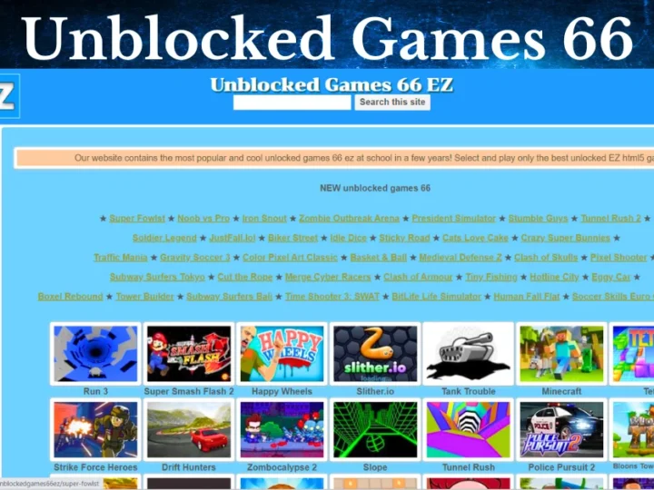 Top5 Unblocked Games 66 & 77 & Vevo at School